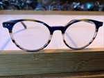 Eyebobs Case Closed 2419-19 Round Eyeglasses Blue Brown Tortoise 49-18 Frames. Fixed Price $40.00.