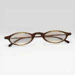 Jc Jimmy Crystal Swarovski Reading Glasses 2.00 Cat Eye Designer Italy GL314. Fixed Price $48.85.