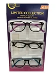 Design Optics Limited Edition Full Frame Ladies Reading Glasses 3 Pk +1.25. Fixed Price $28.98.