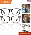 Blue Glasses For Women Computer Anti-reflective Uv Protection Light.... Fixed Price $25.95.