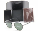 New Persol 1015-S-J 1125/31 Black Silver Authentic Frames Sunglasses 54-20. Fixed Price $297.50.