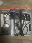 Foster Grant Enhanced Vision Reading Glasses Eastwood Black +2.50. Fixed Price $20.00.