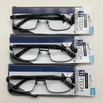 "3 Pair" Foster Grant Ti-tech Hyper-flex TI100 2.00 Dgn Reading Glasses. Fixed Price $27.95.
