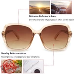 Jm Bifocal Reading Sunglasses Women Oversized Square Brown +1.0 UV400. Fixed Price $27.99.
