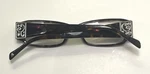Brighton Contempo Dark Tortoise Shell Rectangular Eye Glasses Frames A20227-140. Fixed Price $24.99.