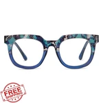 By Peeperspecs Showbiz Square Blue Light Reading Glasses. Fixed Price $47.00.