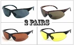 2 Pairs Bifocal Vision Reading Sunglasses UV400 - 378BF RG05. Fixed Price $23.99.