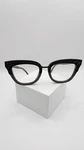 Women's Jimmy Choo JC237 807 Black Rhinestone Sparkle Cateye Glasses. Fixed Price $74.00.