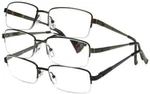 Design Optics By Foster Grant Semi Rimless +1.50 Reading Glasses (pack Of 3). Fixed Price $13.99.
