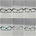 Lot Of 6 Pcs. Eyeglass Frames Assorted Colors: Foster Grant & Other. Fixed Price $21.99.