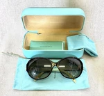 Tiffany & Co. TF4068-B 8134/38 Sunglasses Blue/tortoise Daisy Flower W/case. Fixed Price $99.00.