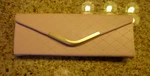 Caloptix Folding Eyewear Case Beige Faux Leather Folds Flat For Storage. Fixed Price $12.50.
