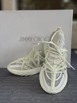 New Jimmy Choo Women Cosmos Crystal Embellished Low Top Sneakers (EU36.5/US6.5). Fixed Price $595.00.