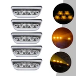 5PC Roof Clearance Marker Lights Amber For Kenworth T680 T770 T880 Peterbilt 569. Fixed Price $30.81.