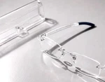 New Stowngo Readers +2.00 Reading Glasses - Clear & Navy Protective Case. Fixed Price $8.99.