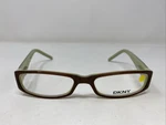 Dkny Dy 4516 3117 49-16-135 Brown/mint Ivory Full Rim Eyeglasses Frame WK77. Fixed Price $48.75.