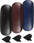 3-PACK Hard Case For Reading Eyeglasses And Sunglasses With Cleaning Clo. Fixed Price $22.99.