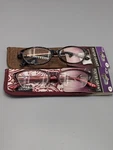 Foster Grant +1.25 Readers 52 140 PD58.5MM +/-1MM LO0415 Deborah Tor Glasses. Fixed Price $17.94.
