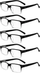 Vintage Reading Glasses For Men - 5 Pack Spring Hinges Classic Readers. Fixed Price $22.92.