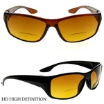 Men's Anti Glare Bifocal Sunglasses Amber Lens High Density Sport Wrap Turbo. Fixed Price $15.99.