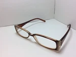 Pablo Zenetti Eyeglasses Frames RS1185 +2.75 Brown W/bling 51 16 135 Readers. Fixed Price $35.00.