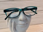 Foster Grant 53 16 144 Pearla Teal Reading +1.5 Glasses Soft Pouch ETS610 DA2. Fixed Price $10.50.