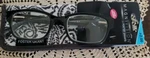 Foster Grant Black Plastic Frame Reading Glasses +2.00 Roxanna TG1017 G22. Fixed Price $32.11.
