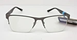 Foster Grant Black & Titanium Semi-rimless Blue Light Glasses 100%UV Mookie Gun. Fixed Price $14.99.