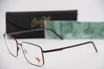 New Maui Jim MJO2134-82M Brown Authentic W/case Eyeglasses 59-17. Fixed Price $131.82.