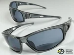 Sporty Wrap Around Bifocal Reading Sun Glasses Readers Gray Frame For Men +3.00. Fixed Price $13.94.