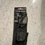 Foster Grant +3.25 Crystal Vision Reading Black Eyeglasses Clear Lens. Fixed Price $20.00.