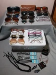 Vintage Eye Glasses Lot Of 22 Flexon Foster Grant Corning Sojos. Fixed Price $55.00.