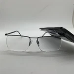 D718 Foster Grant FGMR2101 Gun +1.25 Mens Reading Glasses Readers Half Rim. Fixed Price $9.95.