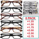 Reading Womens Readers 6 Pack New Styles Everyday Value Eyeglasses. Fixed Price $10.00.