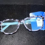 New Crystal Vision +3.00 Sweet Black & Blue Frame Reading Glasses Readers. Fixed Price $14.39.