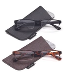 Reading Glasses Black Brown Half Frame Classic Fashionable Style Readers For Men. Fixed Price $11.99.