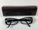 Gucci Eyeglass Frames Only GG3516 E6Q Black Gray 52-15-135 Italy W/ Case /cloth. Fixed Price $225.00.