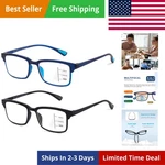 Cara 2 Pack Progressive Multifocus Reading Glasses, Lightweight TR90 Frame A.... Fixed Price $41.87.