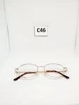 Eyeglasses Personal Optics +1.50 8025 046A Slot 034 Gold Full Rim. Fixed Price $15.00.