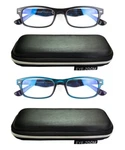 Eyezoom 2 Pack Retro Blue Light Blocking Computer Eyeglasses And Reading. Fixed Price $15.99.