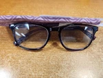 Foster Grant Elana Coloread Glasses, Purple, +1.25 - E14B. Fixed Price $8.99.