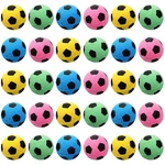 Skylety 32 Pieces Cat Soccer Balls Foam Sponge Red, Yellow, Blue, Green. Fixed Price $26.62.