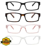 Wenlcck Rectangle Clear Lens Reading Glasses Women Spring Hinge. Fixed Price $27.99.