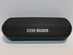 Steve Madden Black Hard Clamshell Eyeglass Glasses Case Spring Closure Genuine. Fixed Price $5.25.