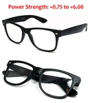 Reading Glasses Full Lens Clear Women Spring Hinge Matte Black Retro Square. Fixed Price $12.99.