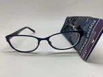 Foster Grant Reading Glasses Readers +3.00 "isa' Nvy Navy Blue W/case. Fixed Price $10.95.
