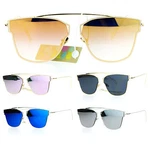 SA106 Ultra Flat Lens Bridgeless Top Half Horn Rim Sunglasses. Fixed Price $12.99.