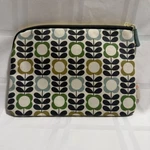 Orla Kiely Etc Floral Design Zip Pouch Cosmetic Bag Spot Flower Stem Pattern. Fixed Price $14.00.