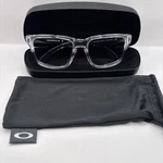 Oakley Holbrook Eyeglasses Polished Clear Square Frames OX8156-0354 54-18-137. Fixed Price $79.49.