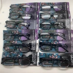 "12 Pair" Foster Grant Misha Blue +1.25 Reading Glasses Readers. Fixed Price $38.88.